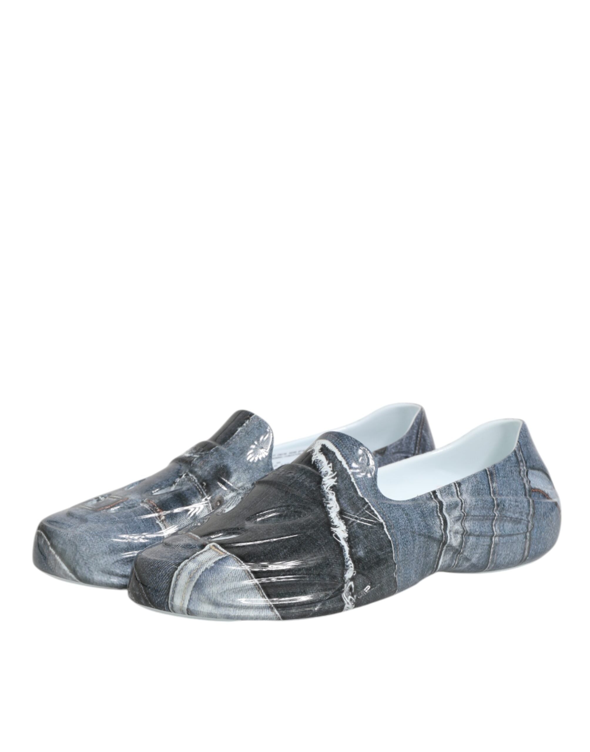 حذاء رياضي رجالي متعدد الألوان من المطاط من دولتشي آند غابانا برقبة منخفضة