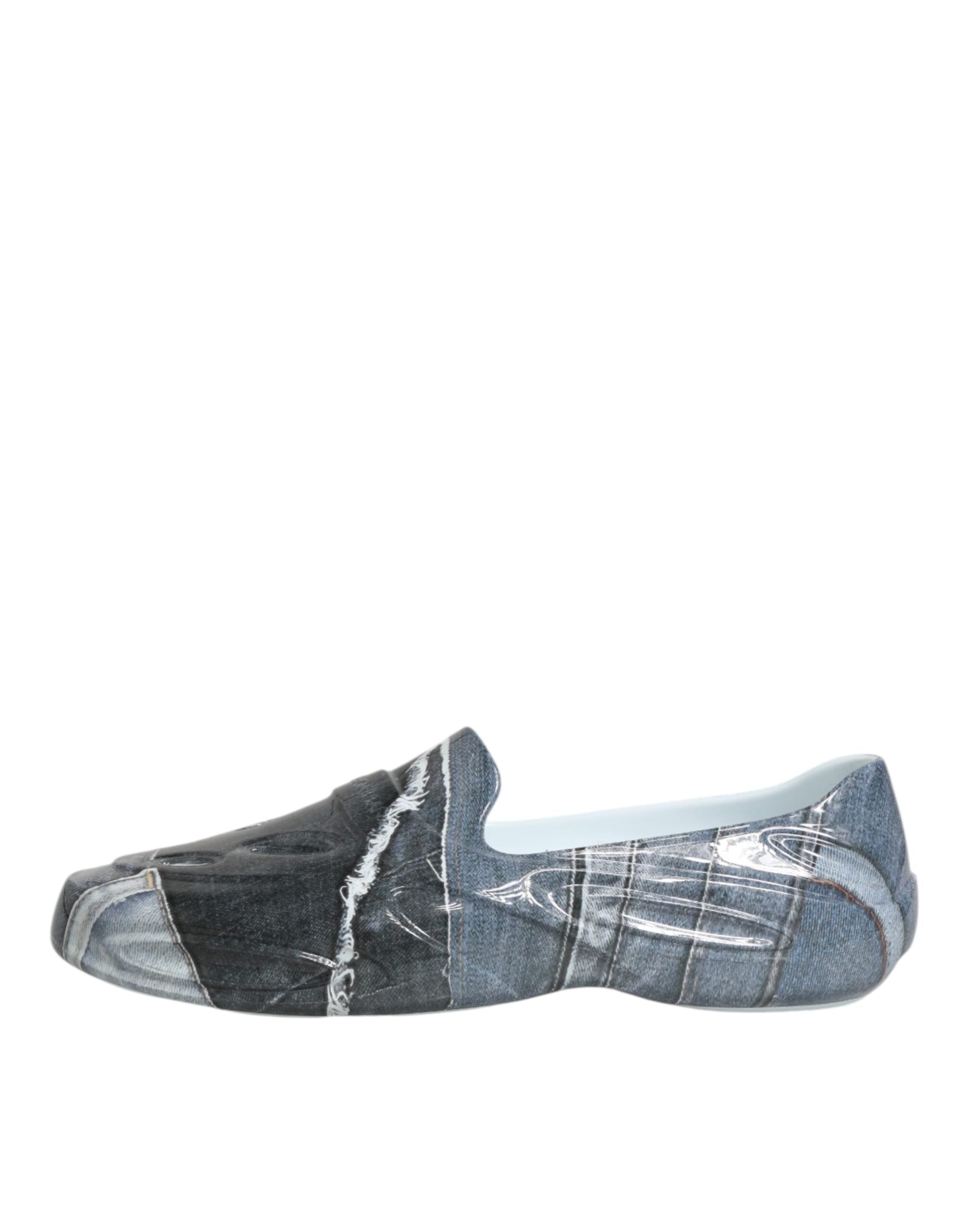 حذاء رياضي رجالي متعدد الألوان من المطاط من دولتشي آند غابانا برقبة منخفضة