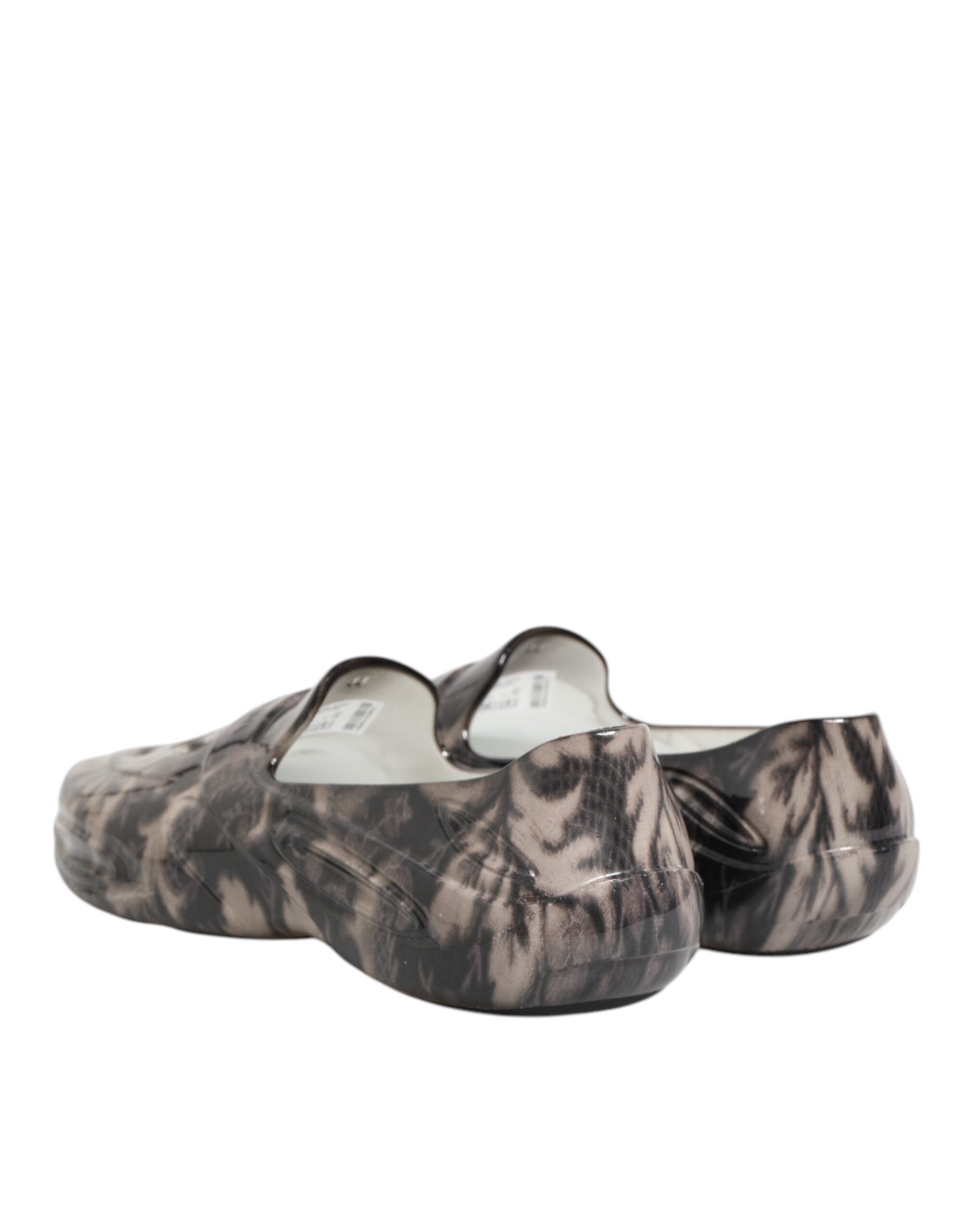 حذاء رياضي رجالي منخفض الرقبة من المطاط متعدد الألوان من دولتشي آند غابانا