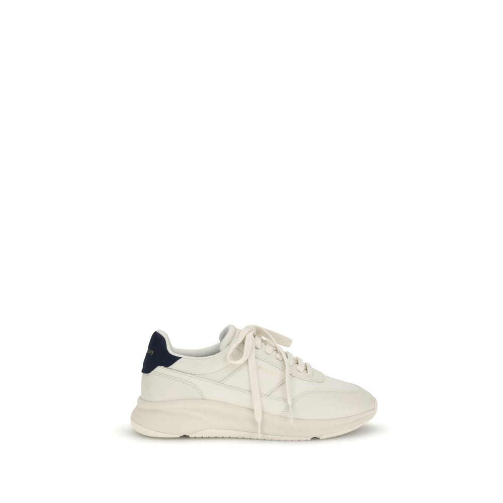 Axel Arigato White Calf Leather Bos Taurus Athletic Sneakers