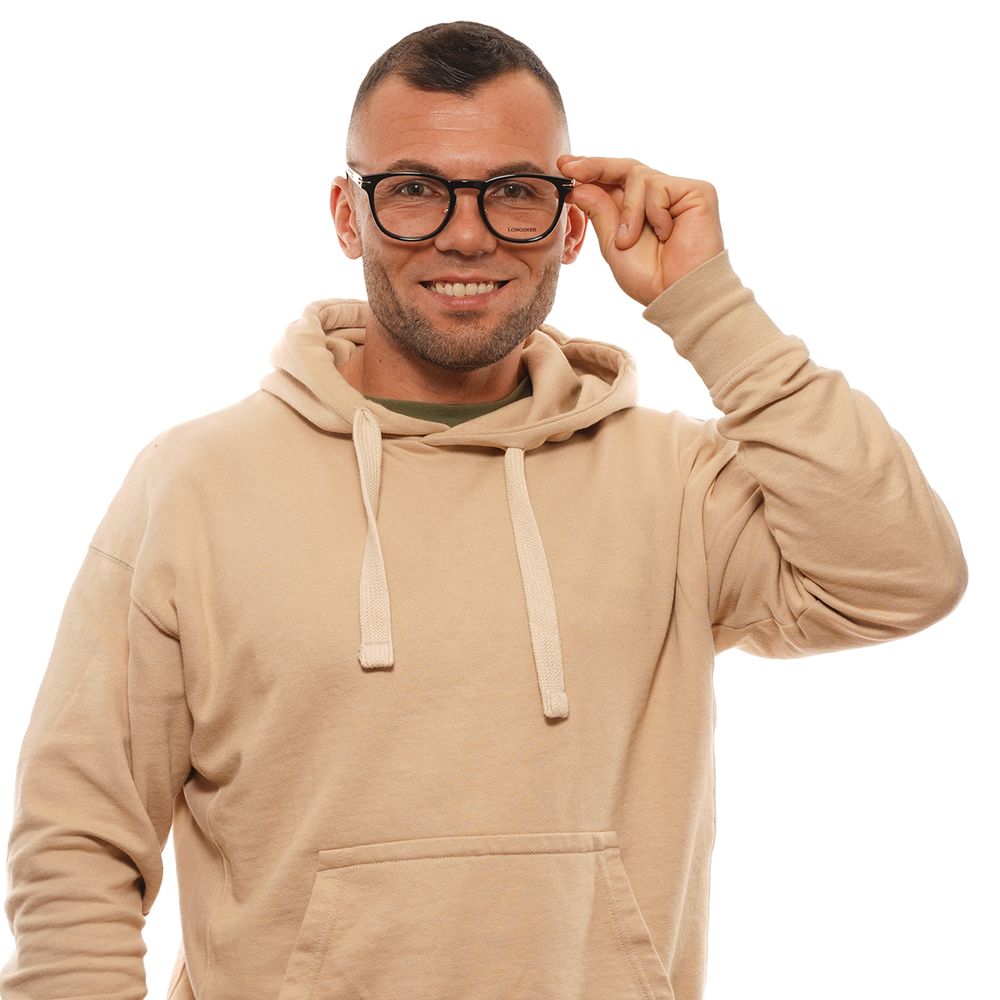 نظارات لونجين البلاستيكية السوداء (إطارات)