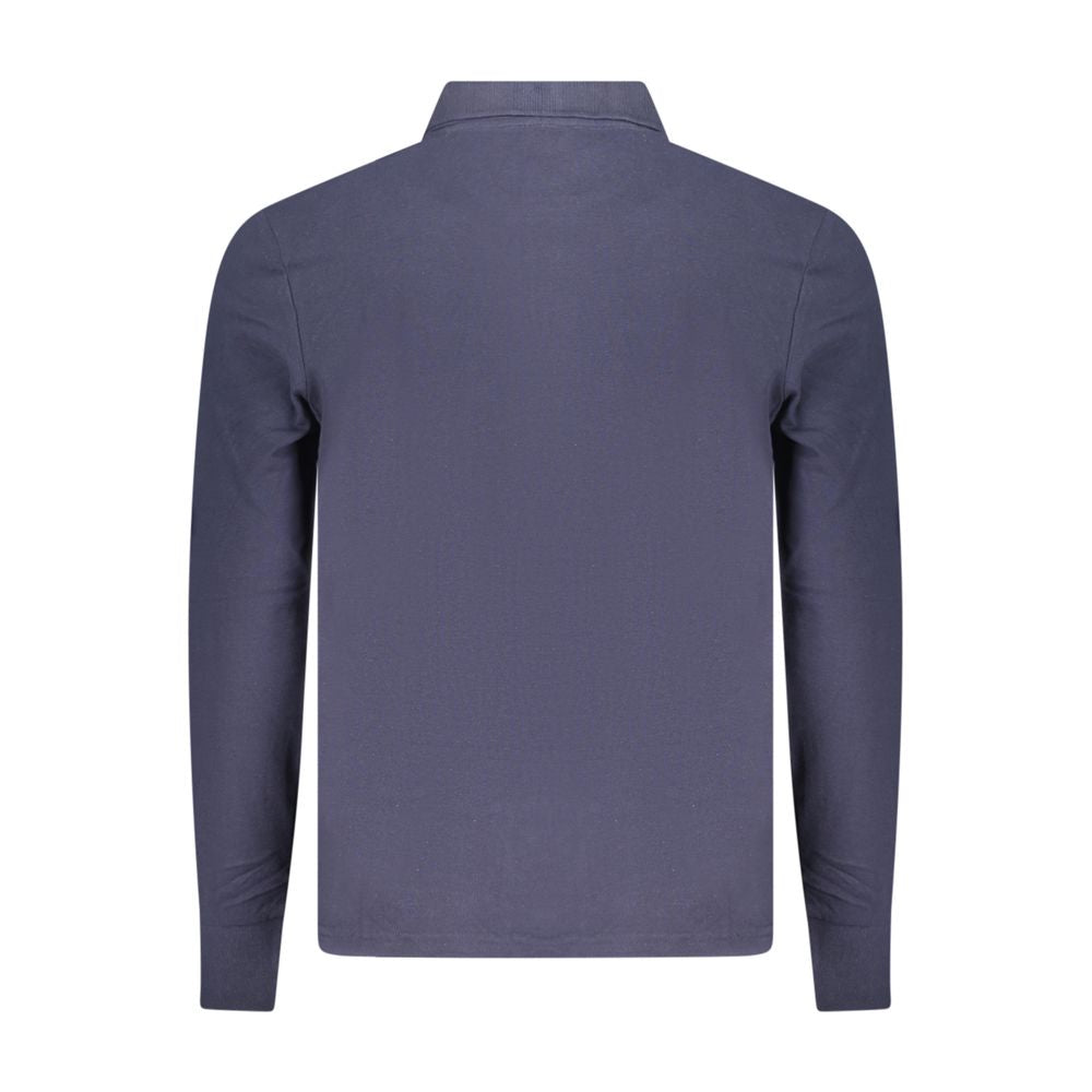 قميص بولو رجالي قطني أزرق من نورث سيلز