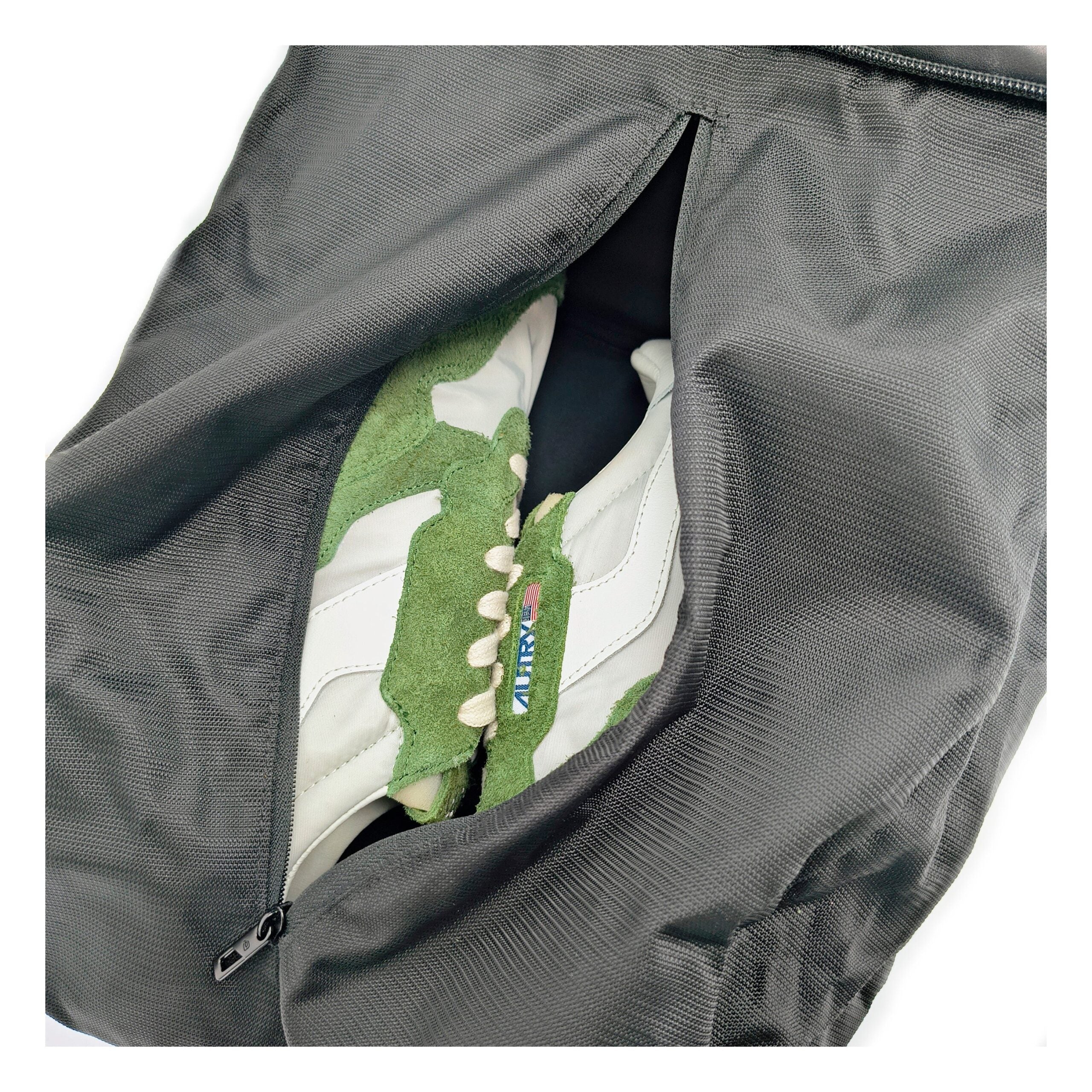 Piquadro Black Leather Backpack