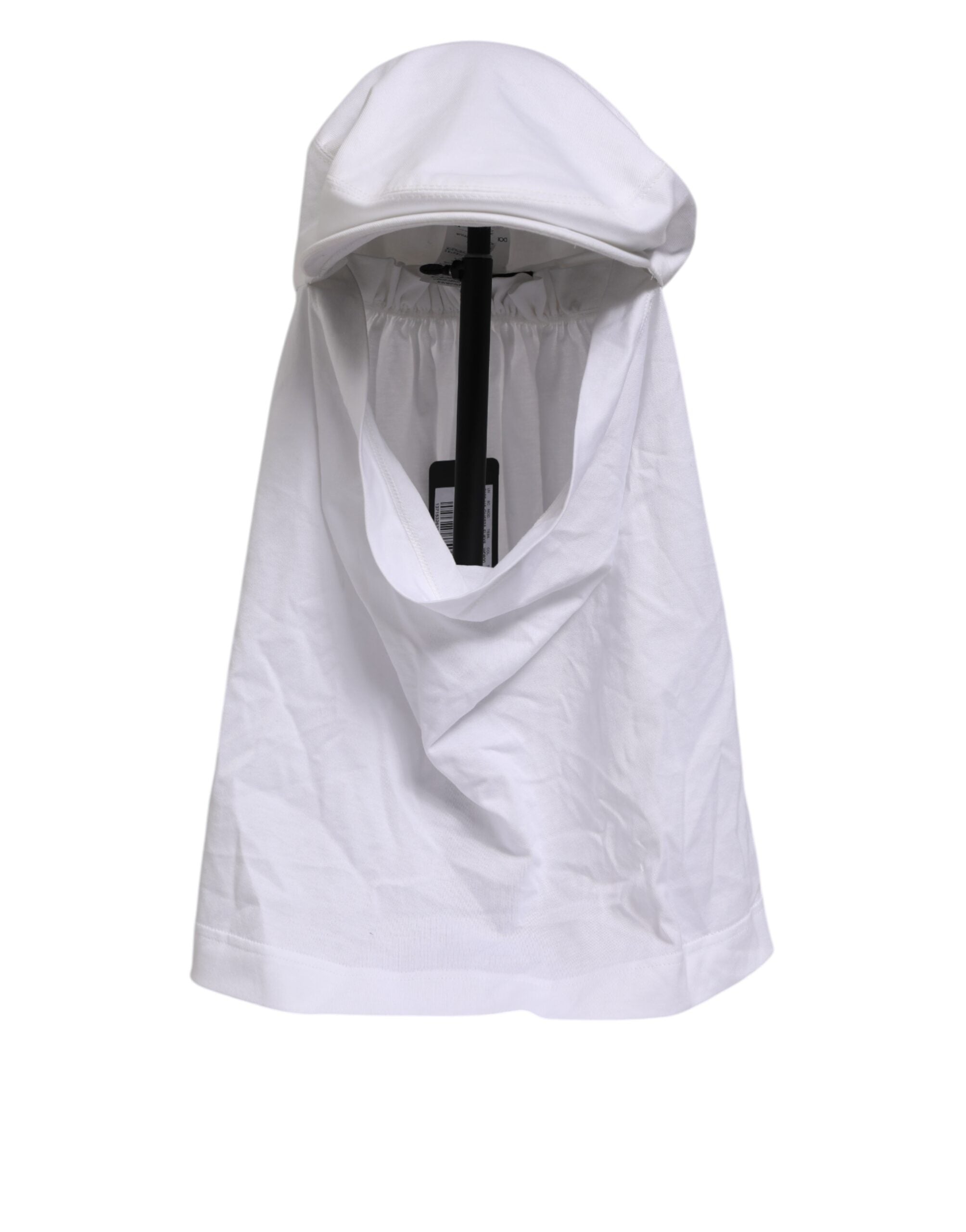 قبعة بيسبول دولتشي آند غابانا بيضاء من القطن بشعار DG