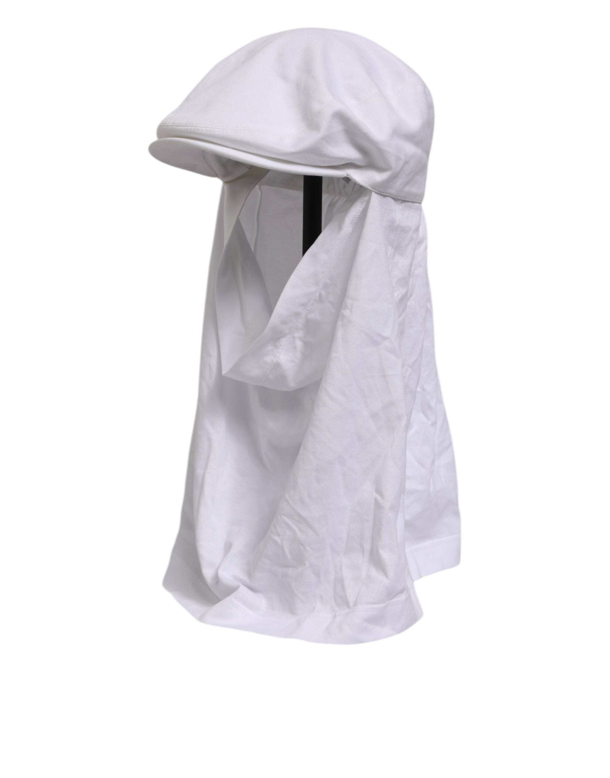 قبعة بيسبول دولتشي آند غابانا بيضاء من القطن بشعار DG