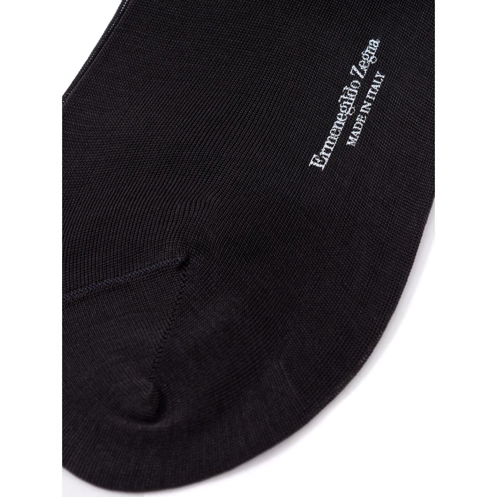 جوارب قطنية رمادية من ZEGNA