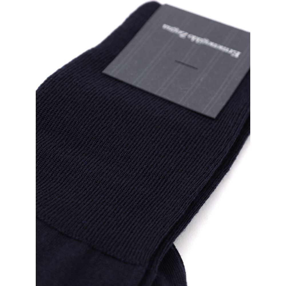 جوارب صوفية زرقاء داكنة من ZEGNA