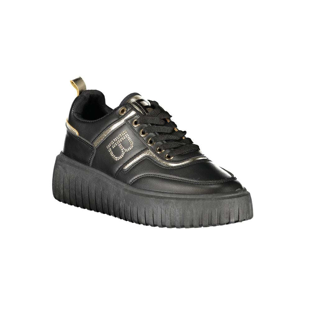 Laura Biagiotti Black Polyester Women Sneaker