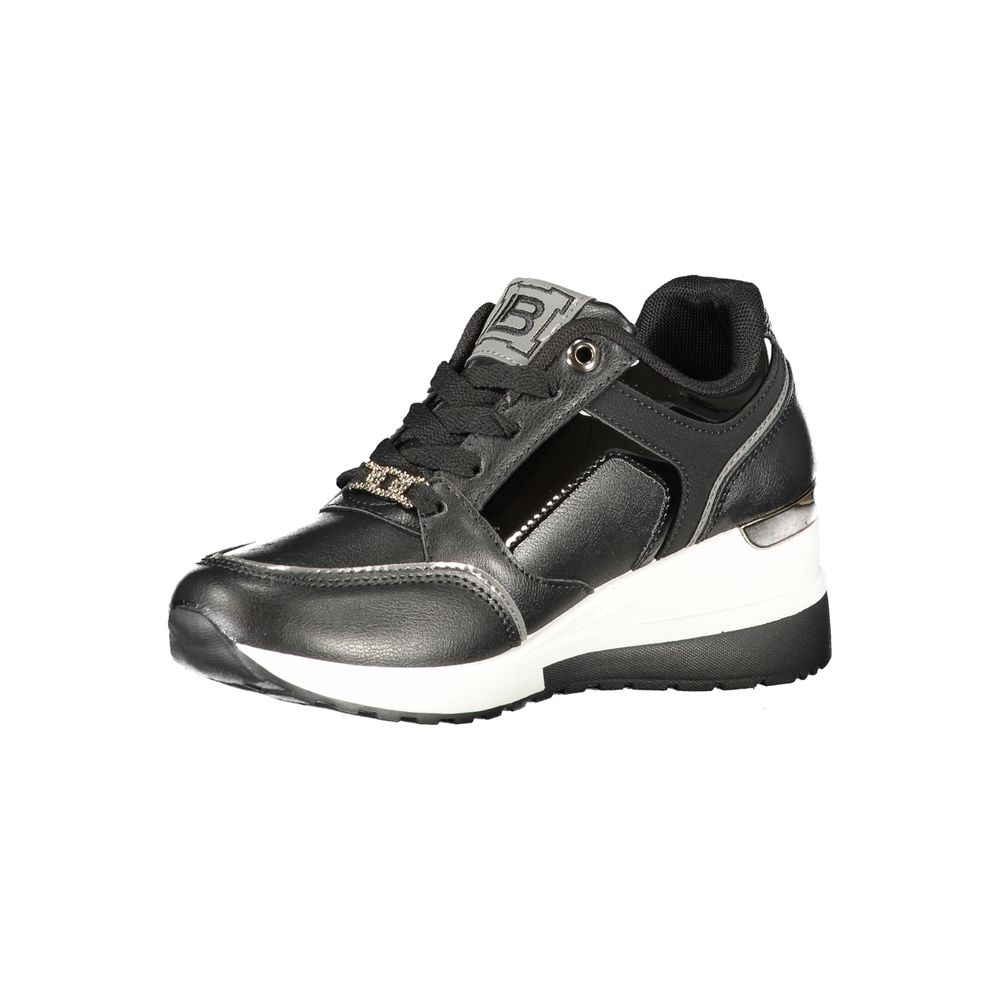 Laura Biagiotti Black Polyester Women Sneaker