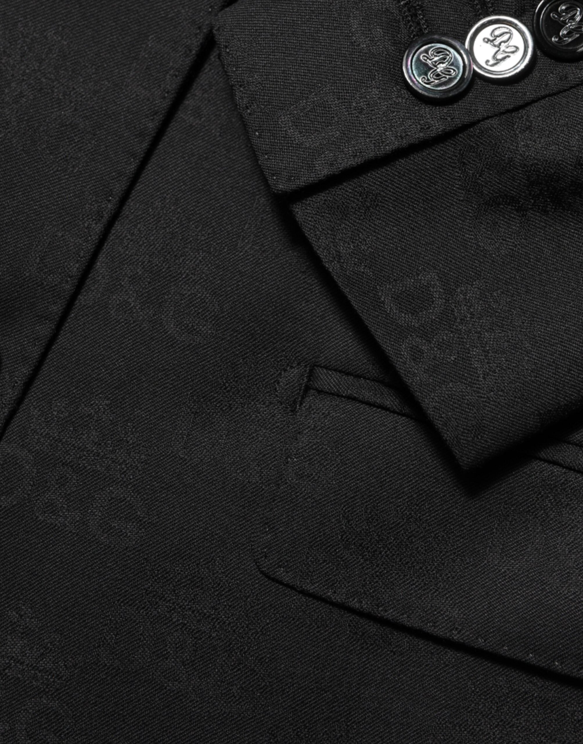 سترة بدلة مارتيني سوداء بزرين من دولتشي آند غابانا