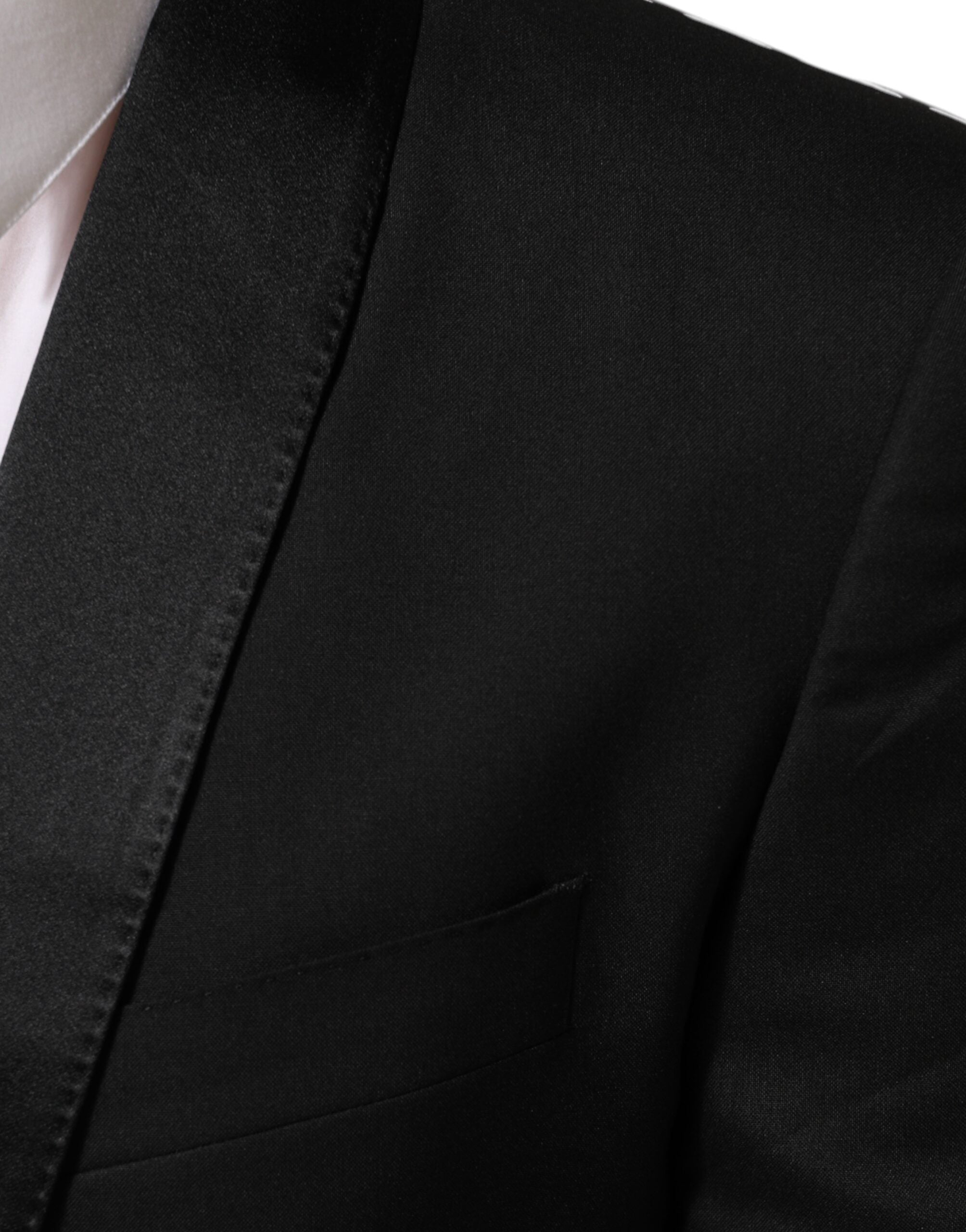 جاكيت بدلة مارتيني أسود بزر واحد من دولتشي آند غابانا