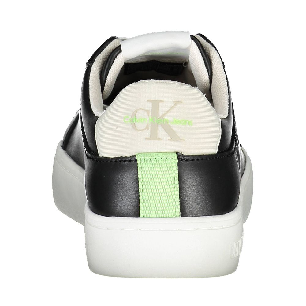Calvin Klein Black Polyester Men Sneaker