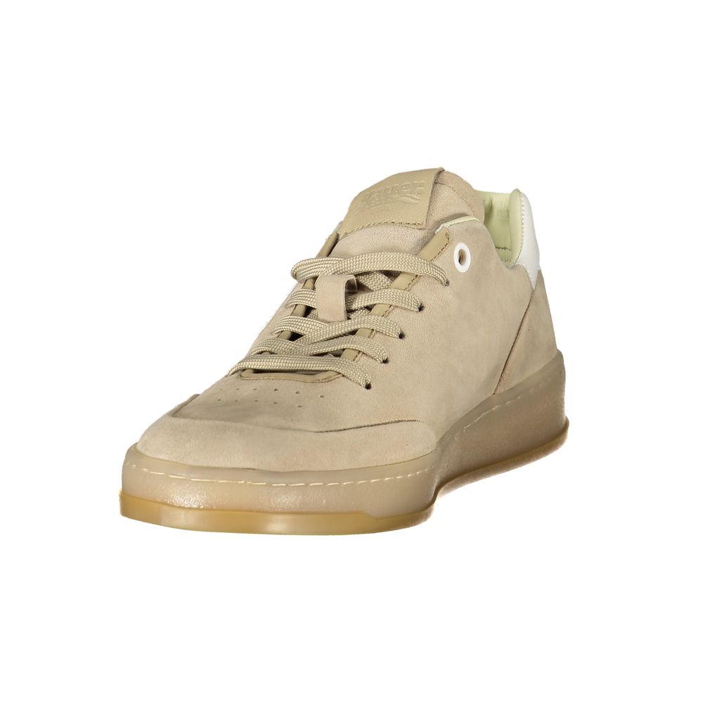 Blauer Beige Leather Men Sneaker