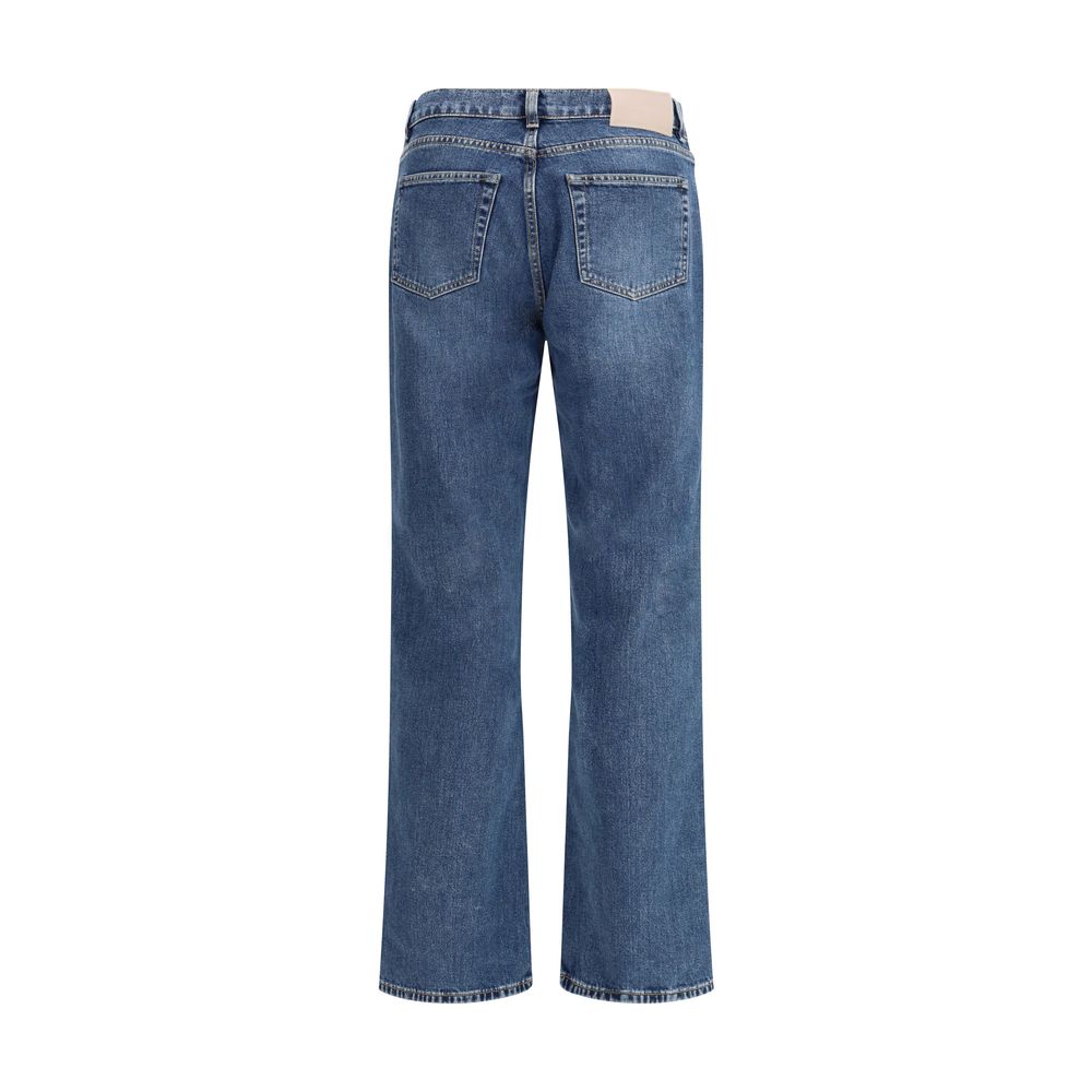 Our Legacy Blue Cotton Bootcut Jeans