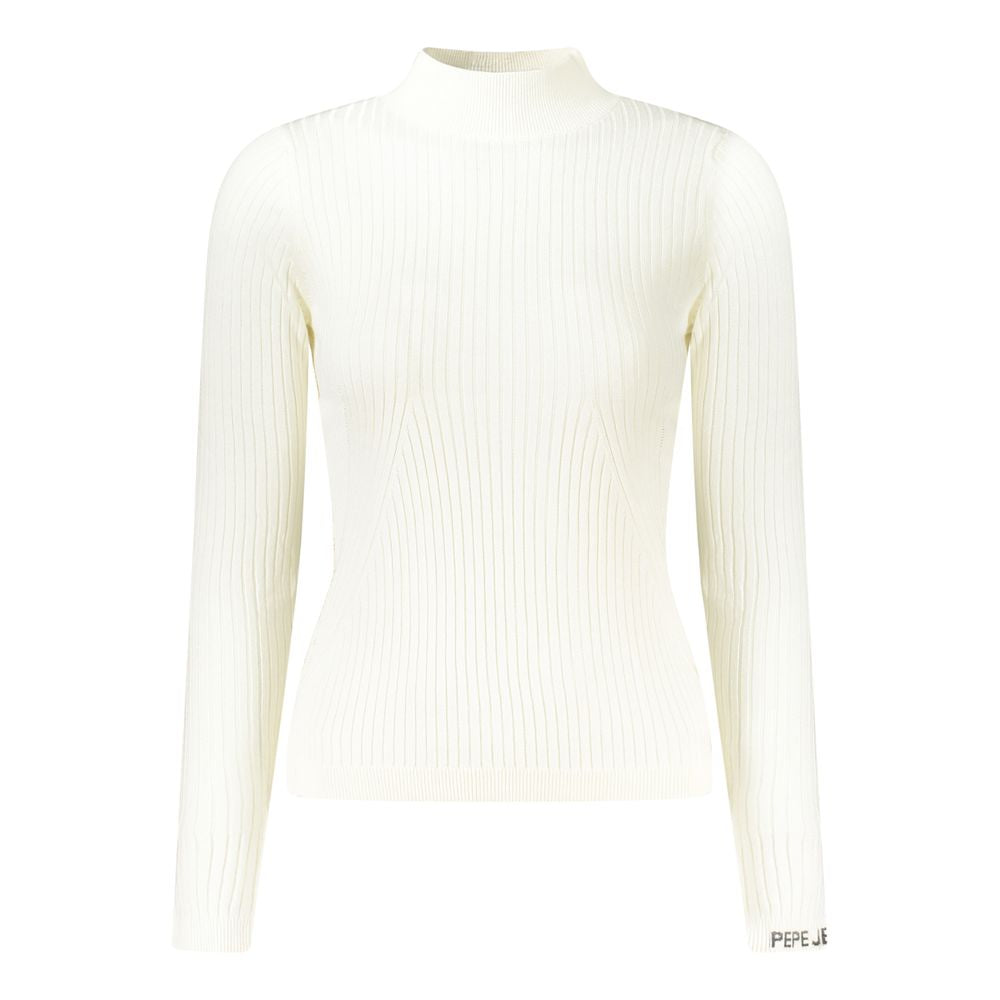 Pepe Jeans White Cotton Sweater
