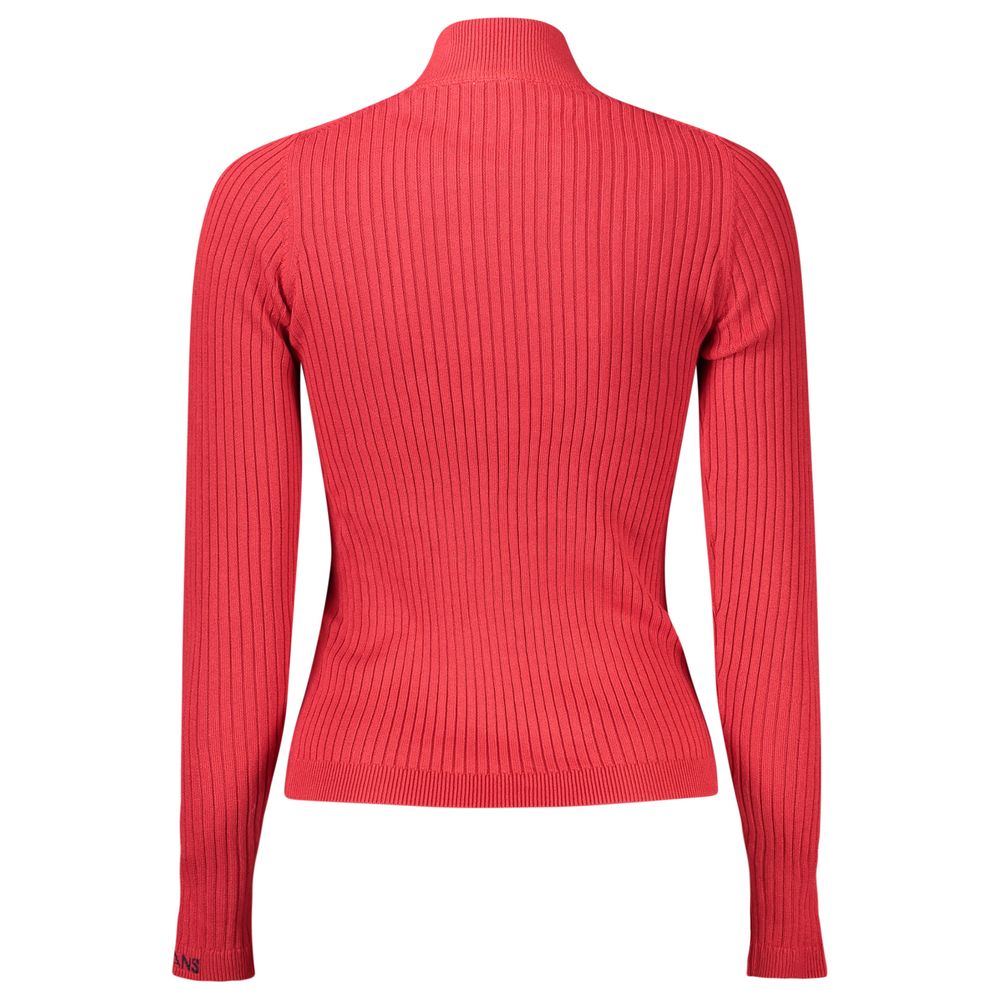 Pepe Jeans Red Cotton Sweater