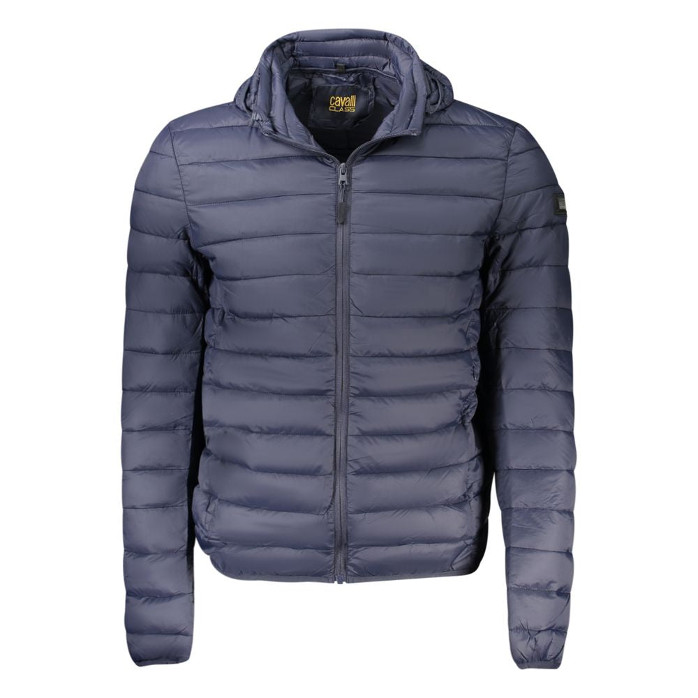 Cavalli Class Blu Polyester Men Jacket