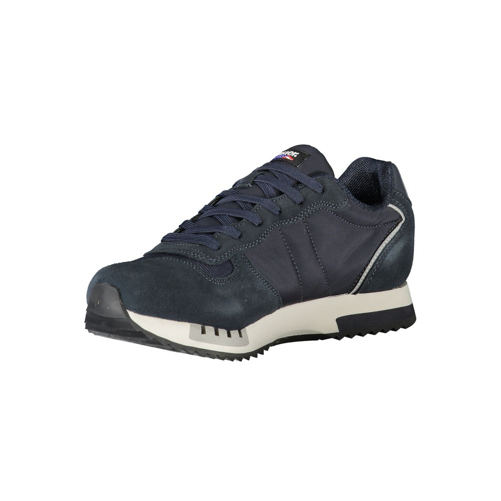 Blauer Blue Leather Men Sneaker