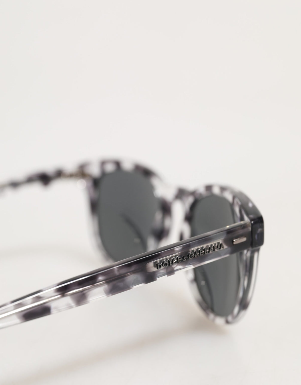 Dolce & Gabbana DG4254 Havana Clear Black Tinted Lenses Sunglasses