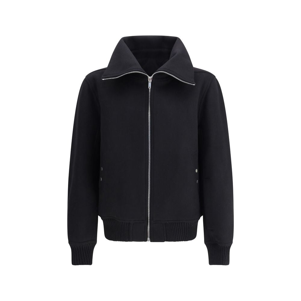 Rick Owens Black Wool Bomber