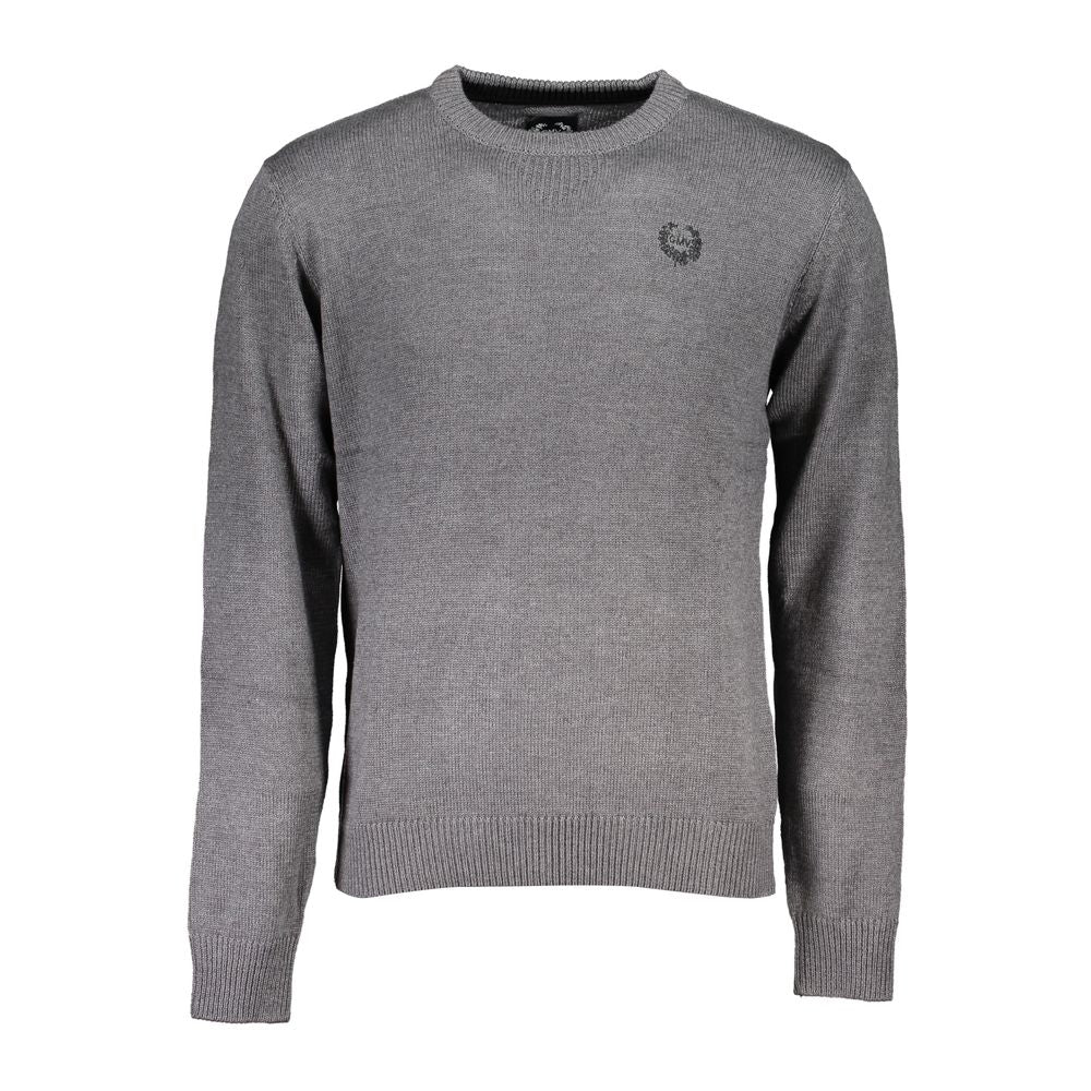 Gianmarco Venturi Grigio Cotton Men's Sweater