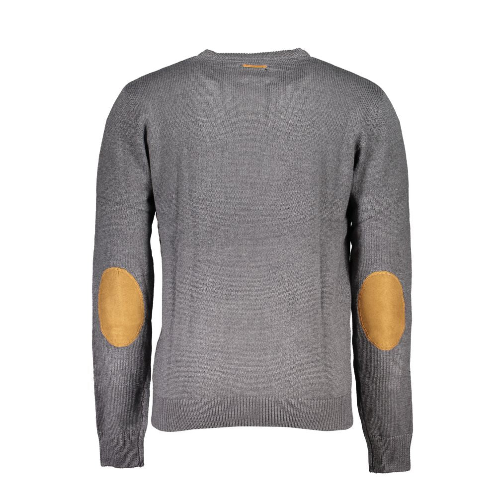 Gianmarco Venturi Grigio Cotton Men's Sweater