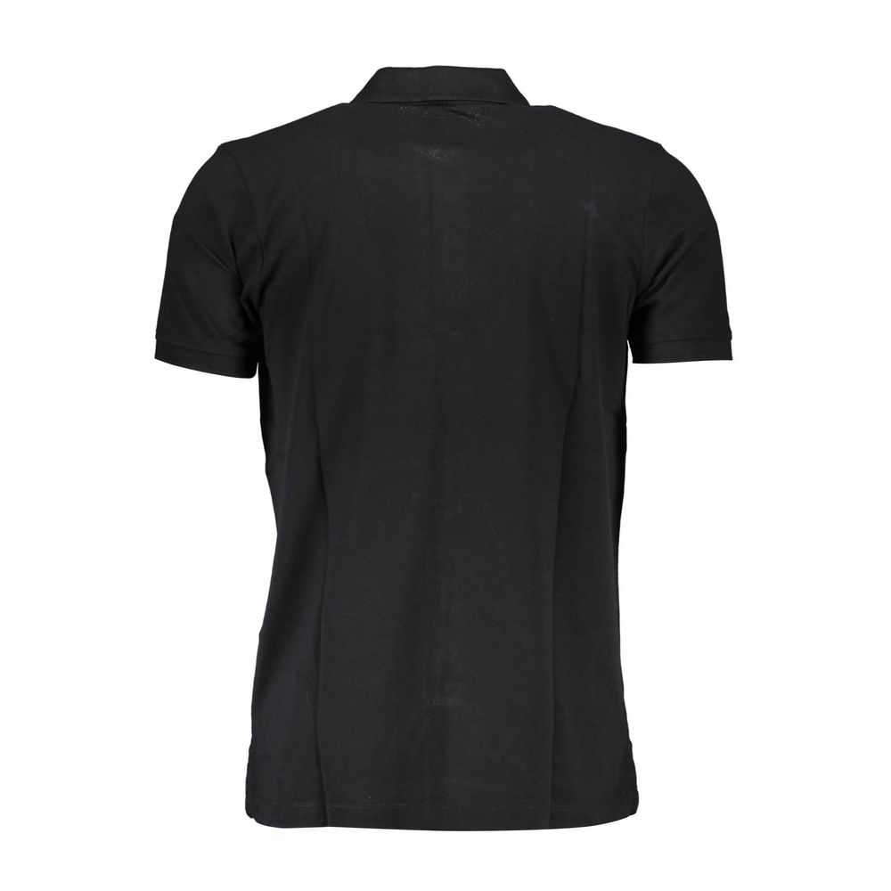 Gianmarco Venturi Black Cotton Men's Polo Shirt