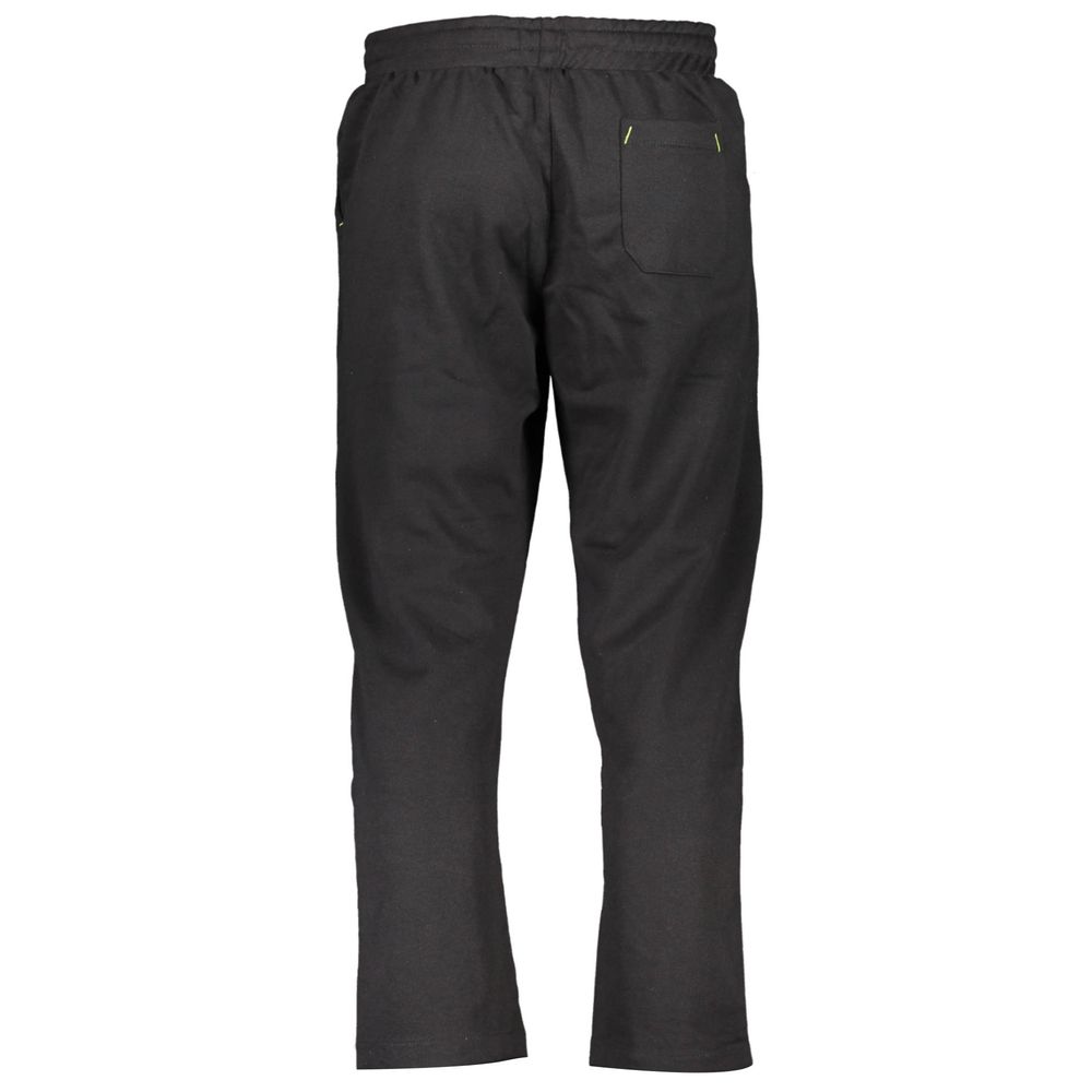 Gianmarco Venturi Black Cotton Men's Sweatpant