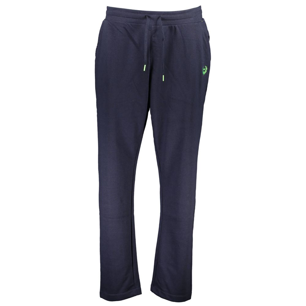 Gianmarco Venturi Blue Cotton Men's Sweatpant