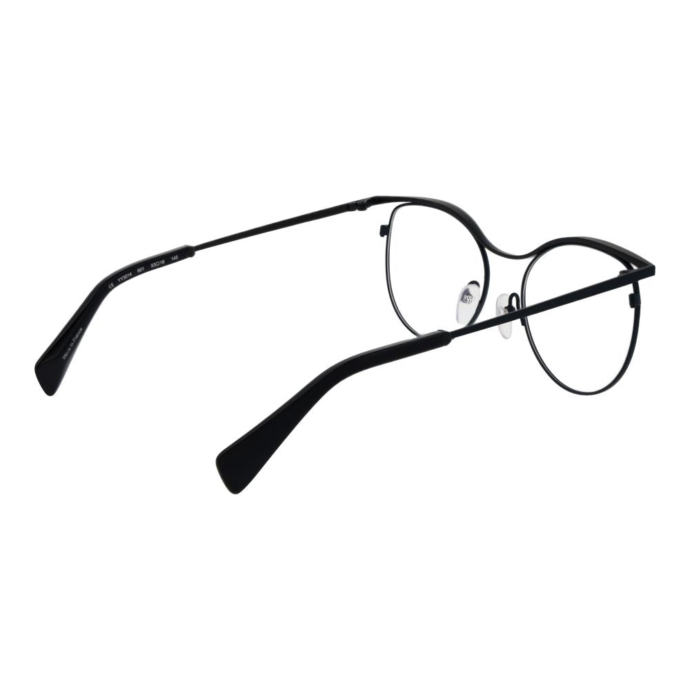 Yohji Yamamoto Black Metal Glasses (Frames) - Luxe Marca