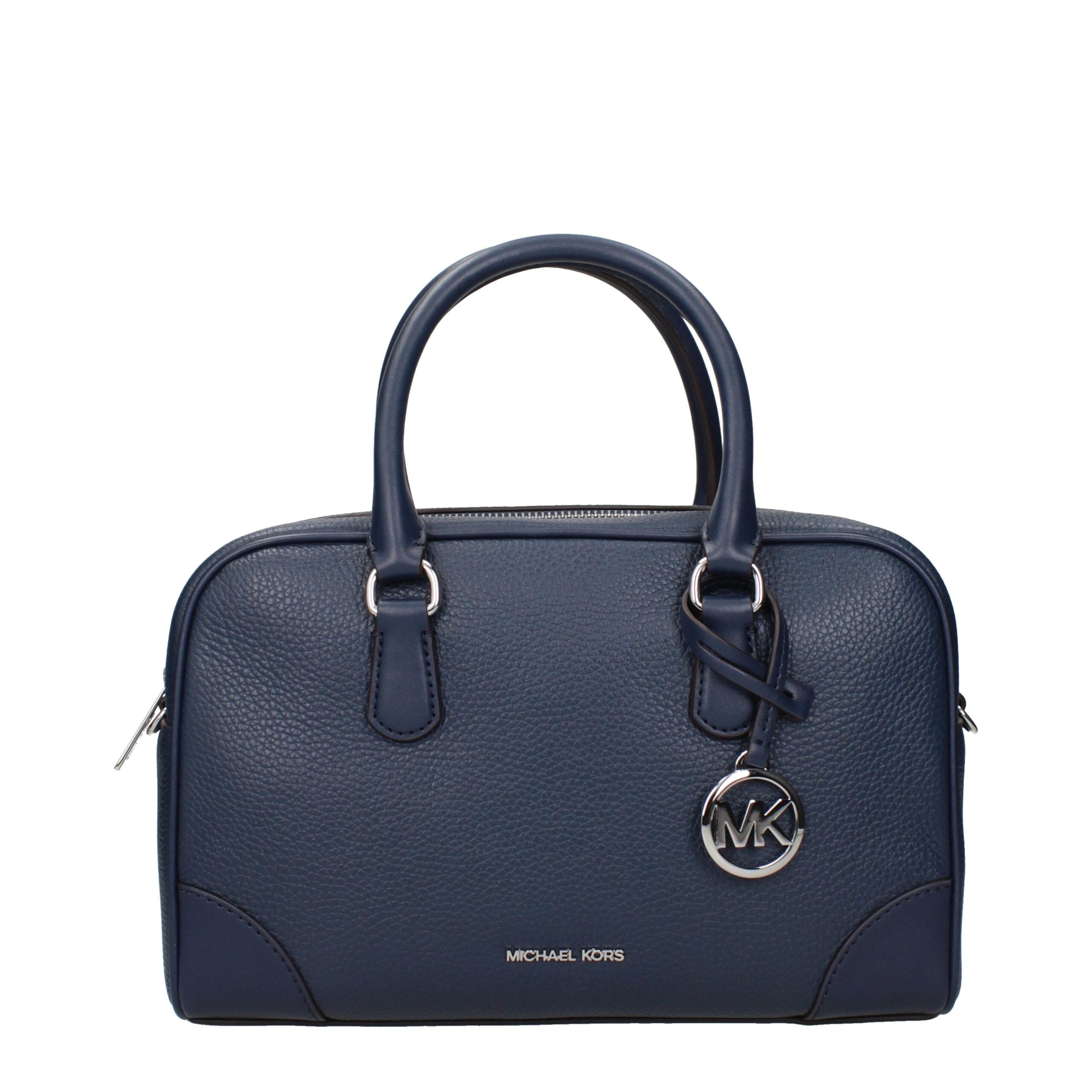 Michael Kors Blue Leather Handbag