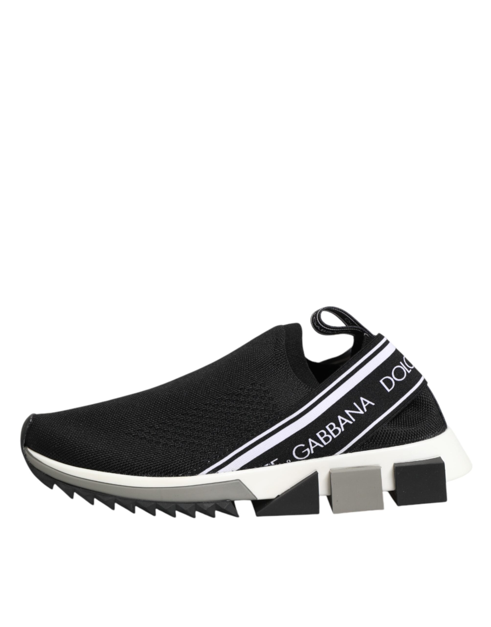 Dolce & Gabbana Black Slip On Sorrento Low Top Sneakers Shoes