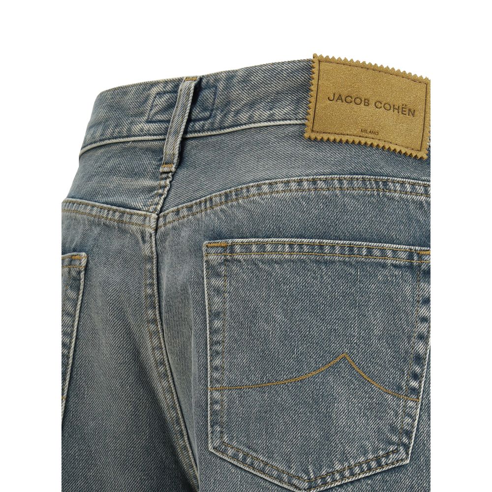 Jacob Cohen Blue Cotton Jeans Denim