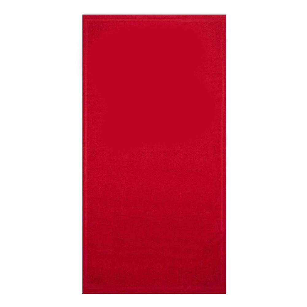 Iceberg Red Cotton Men Beach Towel