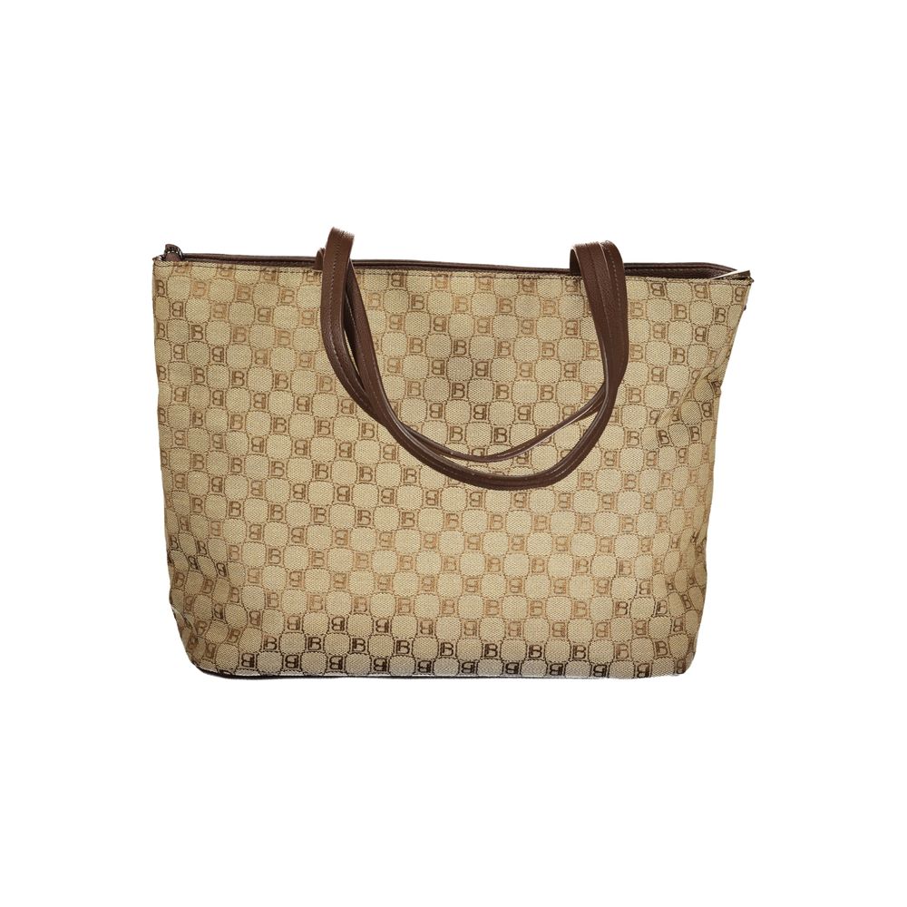 Laura Biagiotti Beige Polyester Women Handbag