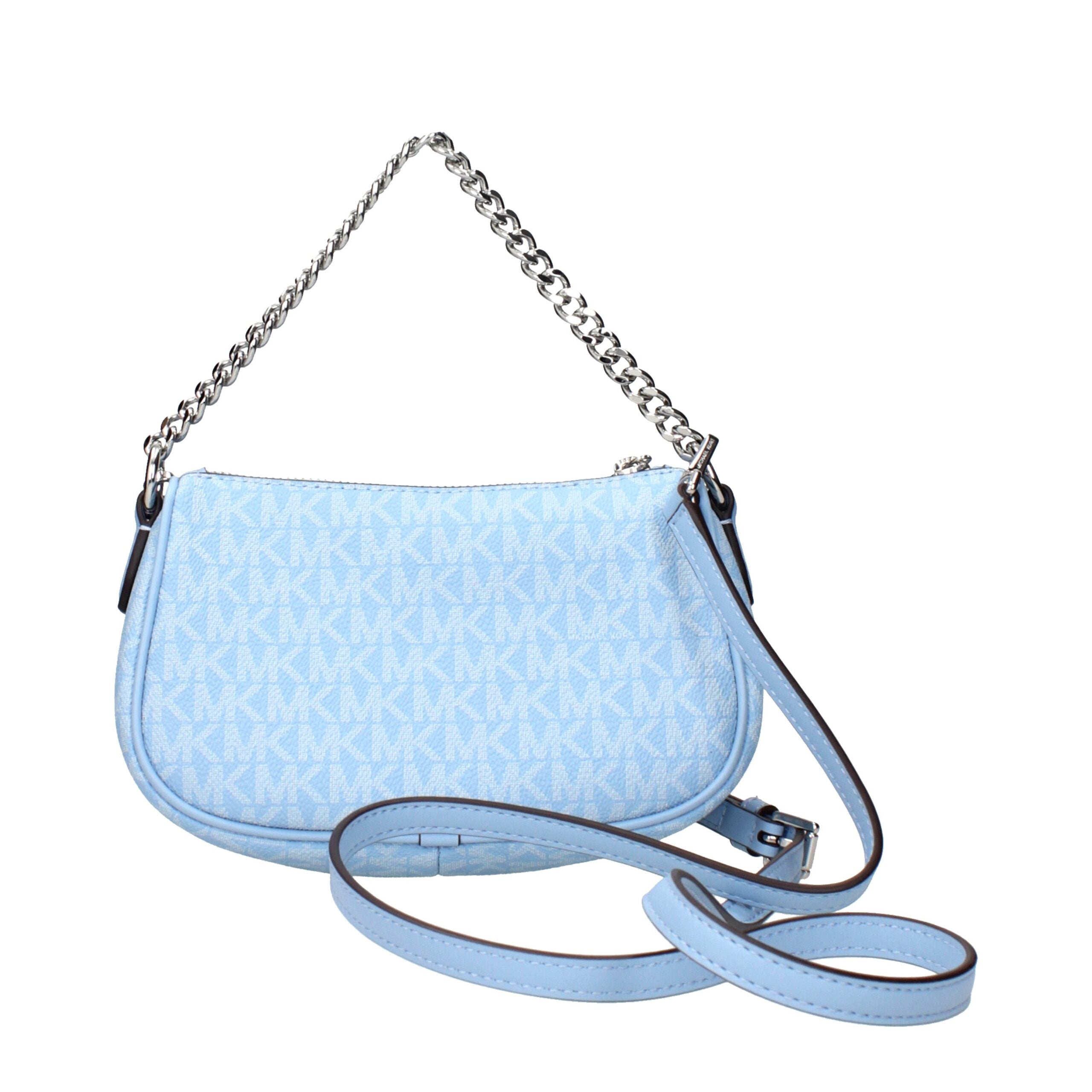 Michael Kors Light Blue Fabric Handbag