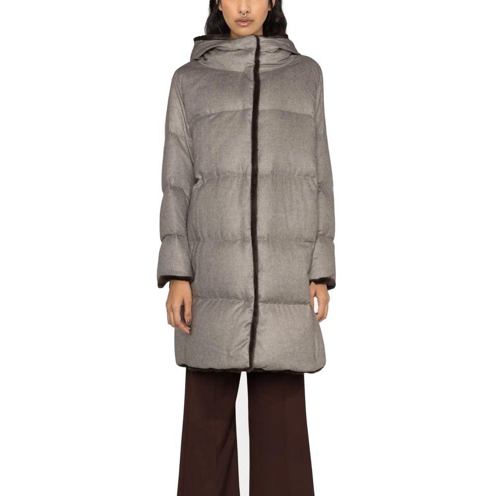 Herno Beige Cashmere Coat
