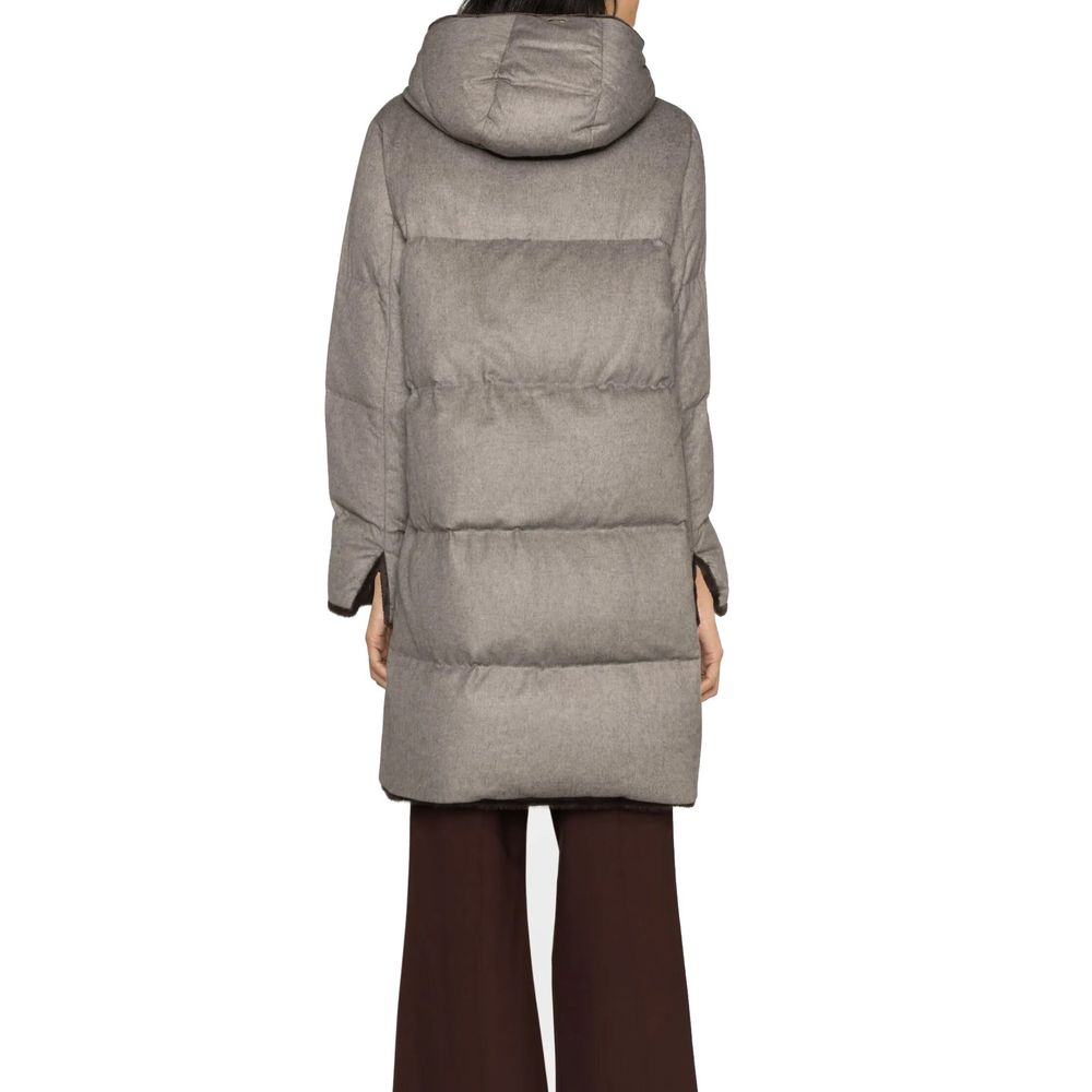Herno Beige Cashmere Coat