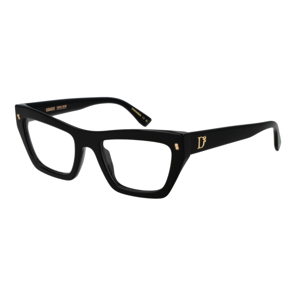 Dsquared² Black Acetate Glasses (Frames) - Luxe Marca