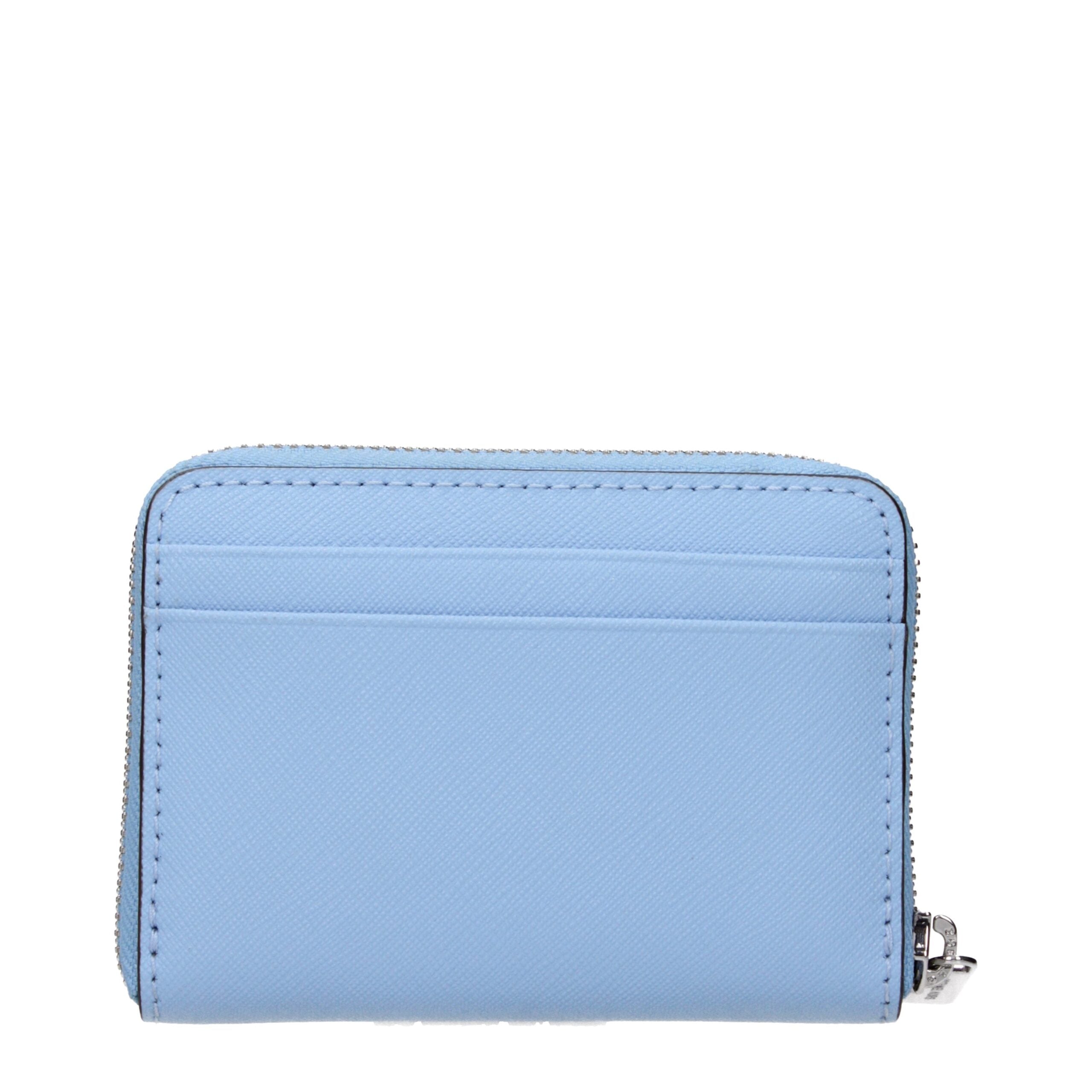 Michael Kors Light Blue Leather Cardholder - Luxe Marca