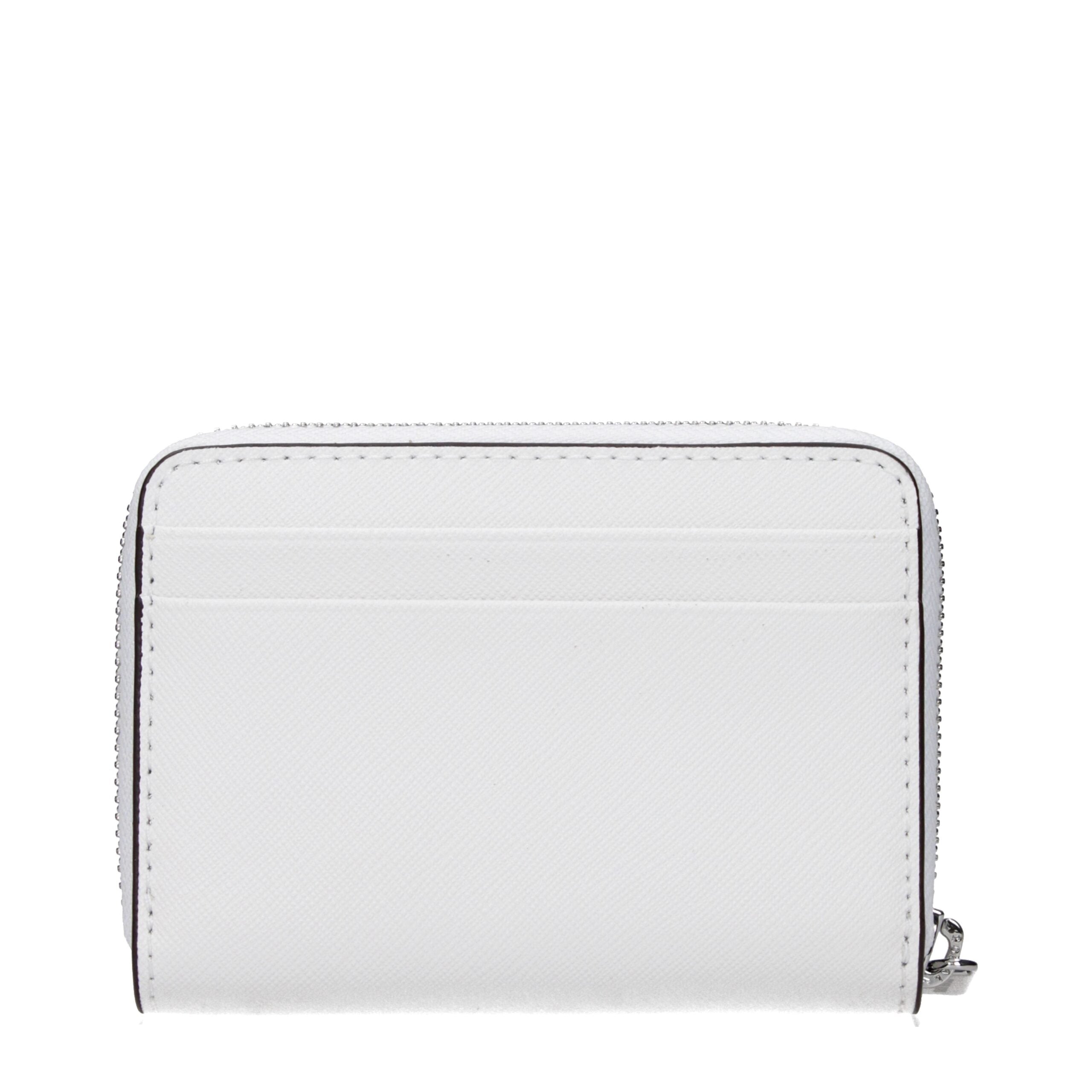 Michael Kors White Leather Cardholder - Luxe Marca