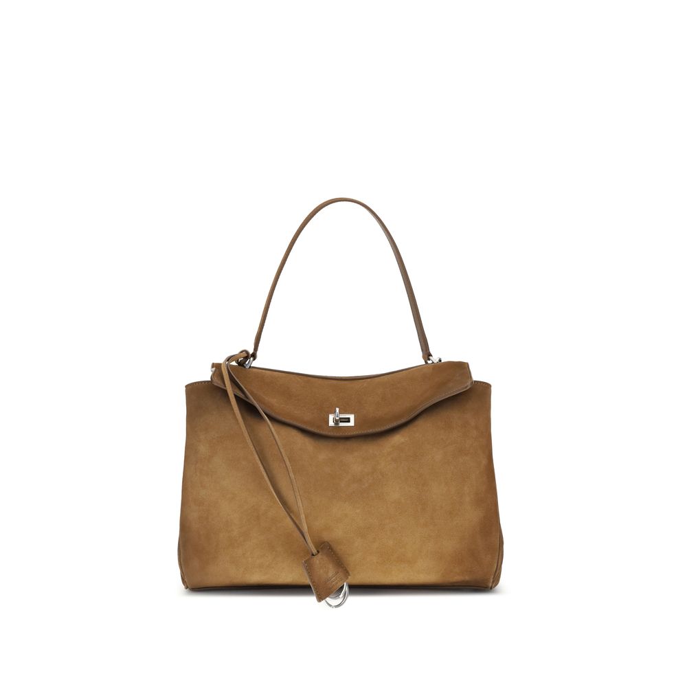Balenciaga Brown Calf Leather Bos Taurus Shoulder Bag - Luxe Marca