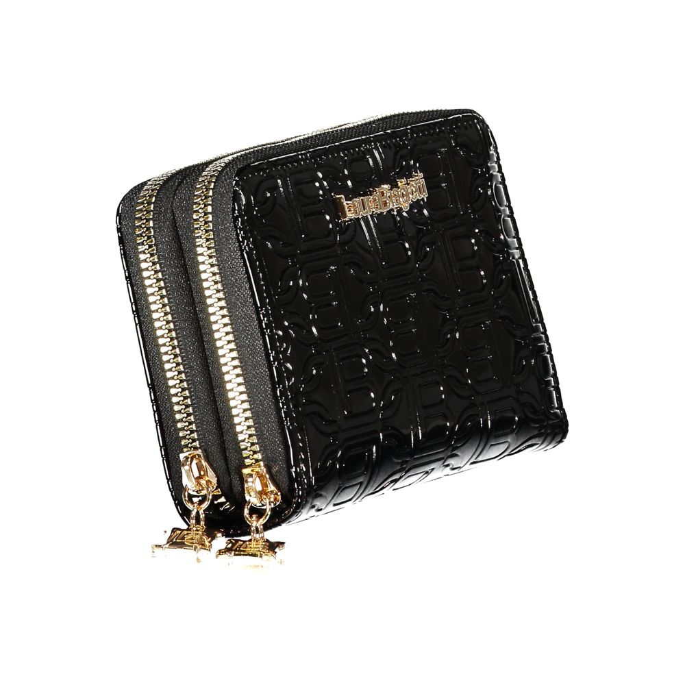 Laura Biagiotti Nero Poliuretano Women Wallet