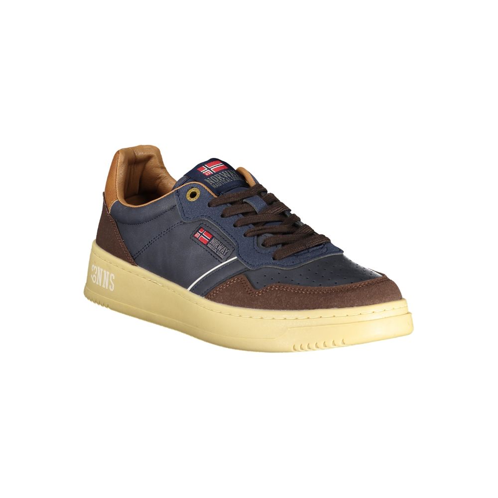 Norway 1963 Blue Polyurethane Men Sneaker