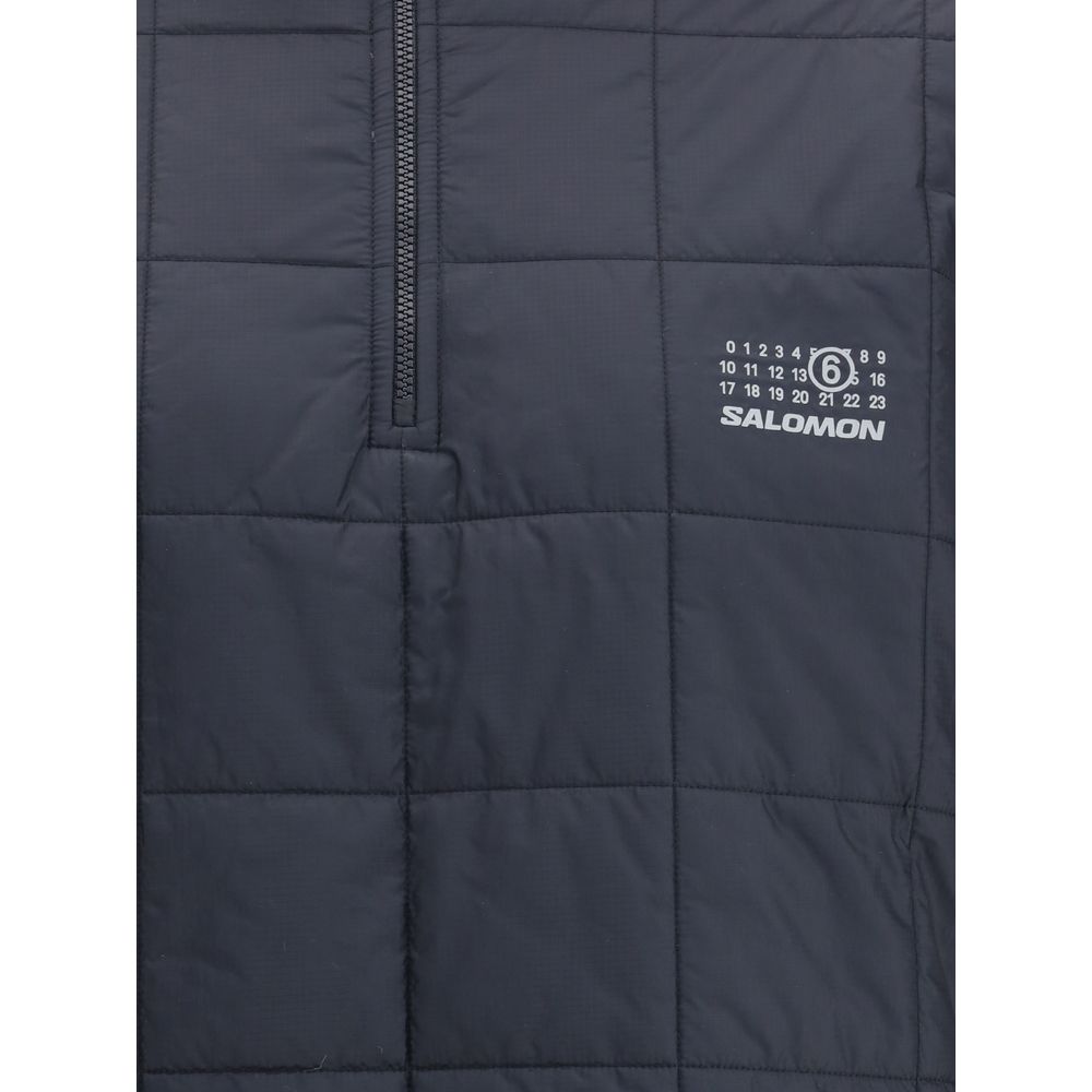 MM6 Black Polyamide Shell Jacket