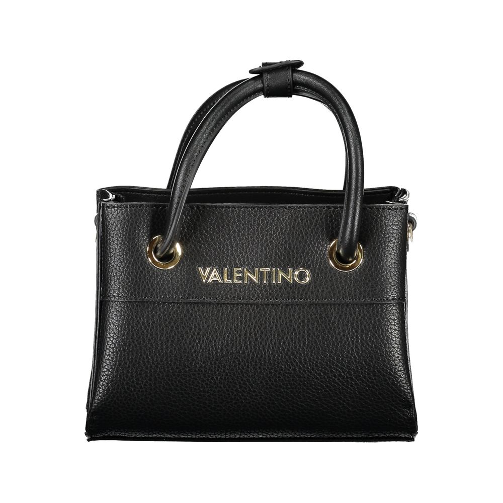 Mario Valentino Black Polyurethane Women Handbag