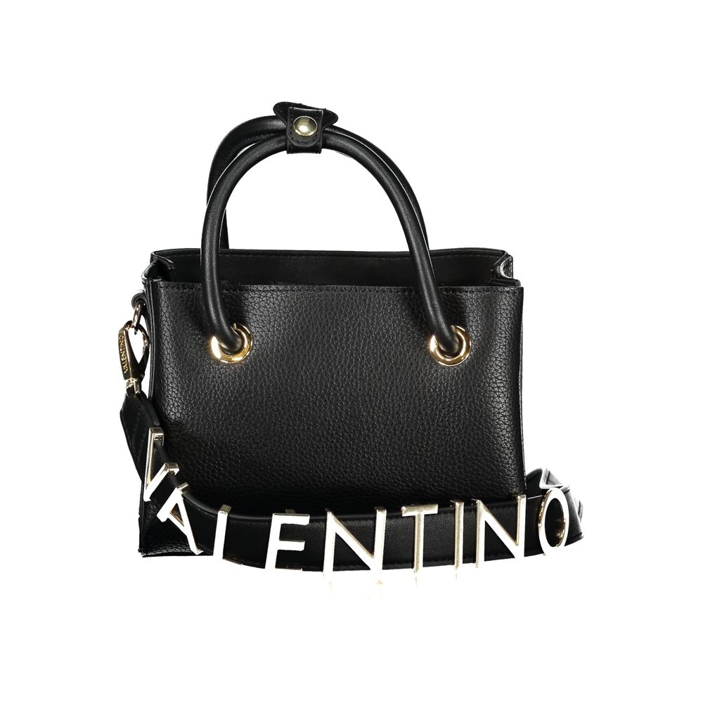 Mario Valentino Black Polyurethane Women Handbag
