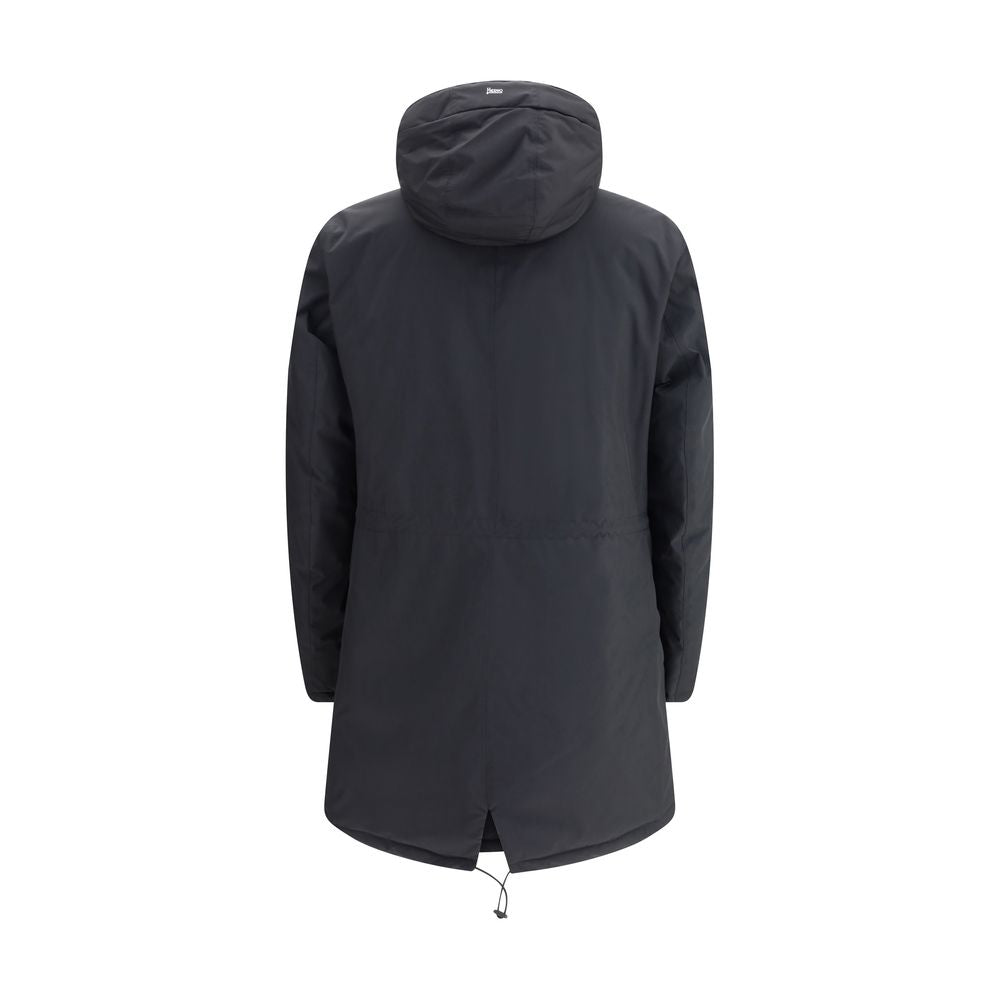 Herno Black Polyester Parka