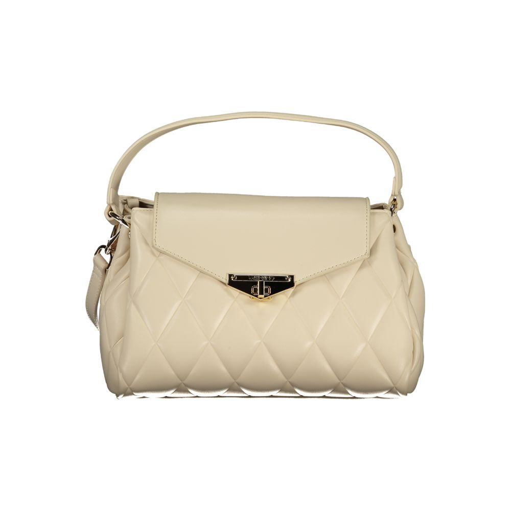 Mario Valentino Beige Polyethylene Handbag