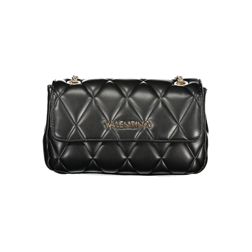 Mario Valentino Black Polyurethane Women Handbag